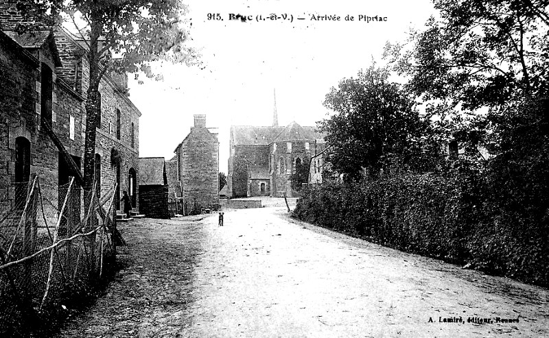 Ville de Bruc-sur-Aff (Bretagne).