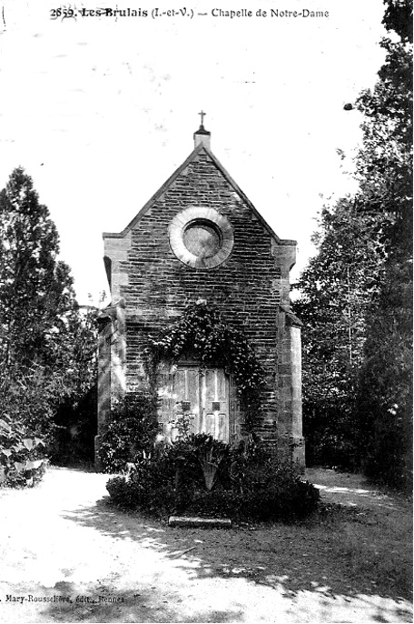 Chapelle Notre-Dame des Brulais (Bretagne).