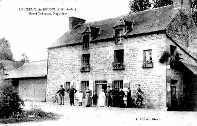 Ville de Brusvily (Bretagne).