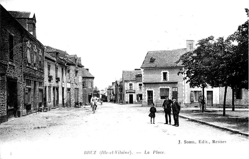Ville de Bruz (Bretagne).