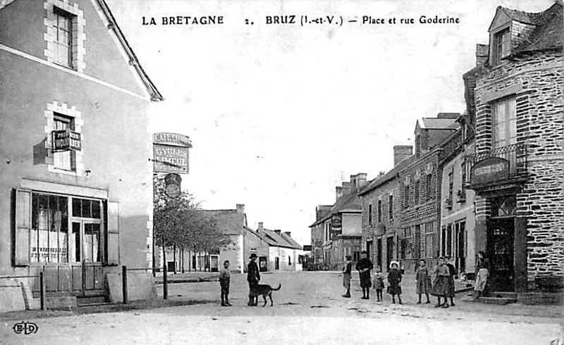 Ville de Bruz (Bretagne).