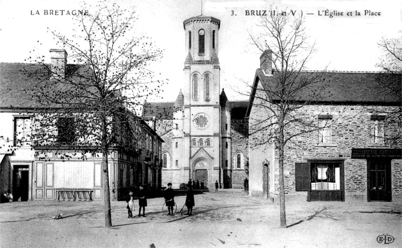 Ville de Bruz (Bretagne).