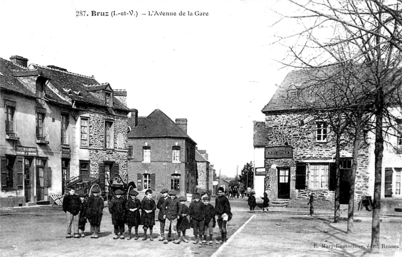 Ville de Bruz (Bretagne).