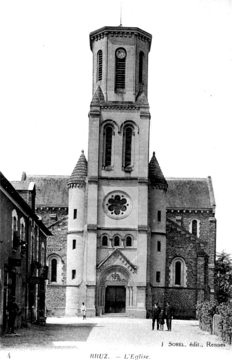 Ancienne glise de Bruz (Bretagne).