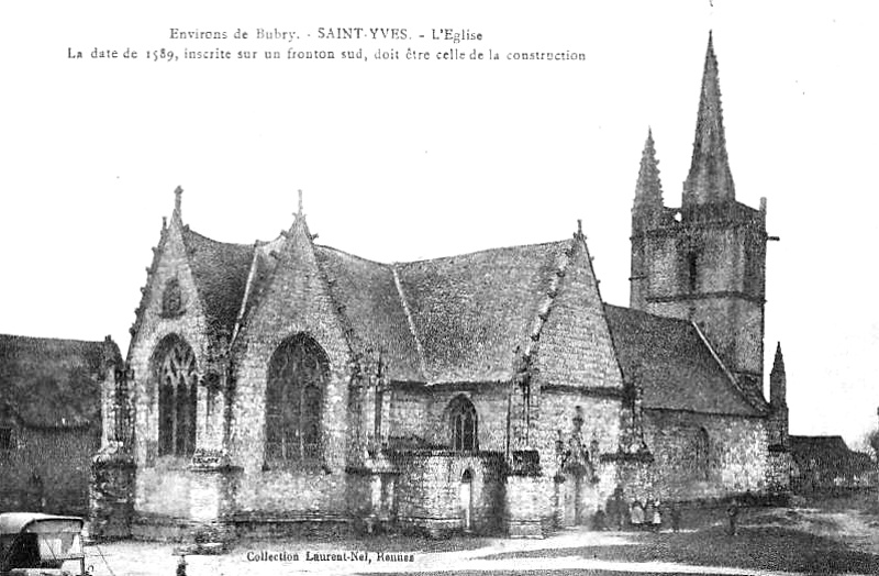La chapelle ou l'glise de Saint-Yves en Bubry (Bretagne).