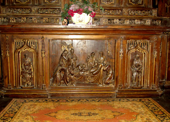 Retable de l'glise Notre-Dame de Bulat-Pestivien (Bretagne)