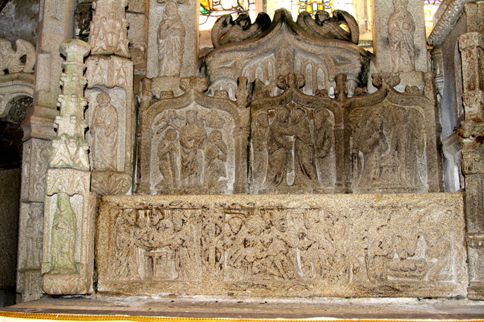 Matre-autel de l'glise Notre-Dame de Bulat-Pestivien (Bretagne)