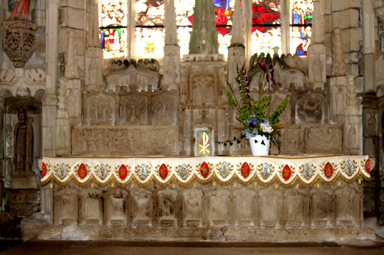 Matre-autel de l'glise Notre-Dame de Bulat-Pestivien (Bretagne)