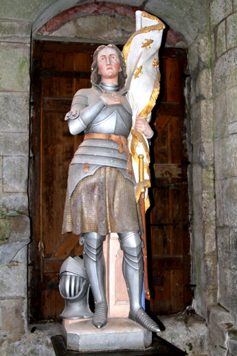 Statue de l'glise Notre-Dame de Bulat-Pestivien (Bretagne)