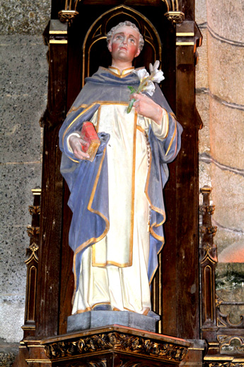 Statue de l'glise Notre-Dame de Bulat-Pestivien (Bretagne)