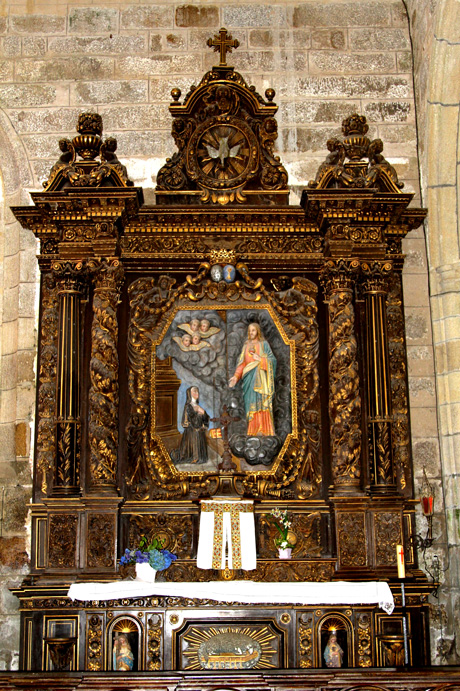 Retable de l'glise Notre-Dame de Bulat-Pestivien (Bretagne)