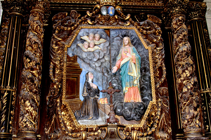 Retable de l'glise Notre-Dame de Bulat-Pestivien (Bretagne)