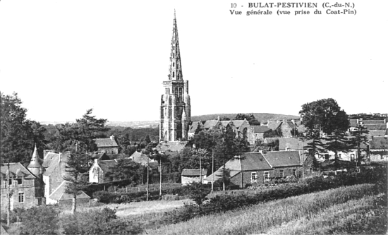 Ville de Bulat-Pestivien (Bretagne).