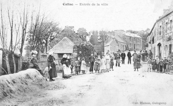 Ville de Callac (Bretagne).