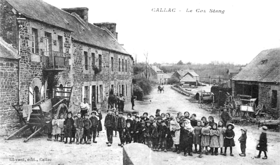 Ville de Callac (Bretagne).