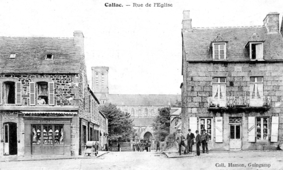 Ville de Callac (Bretagne).