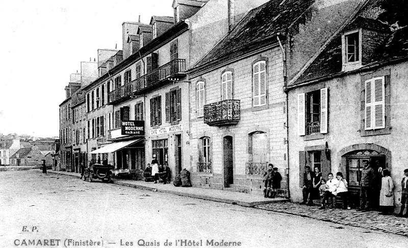 Ville de Camaret-sur-Mer (Bretagne).