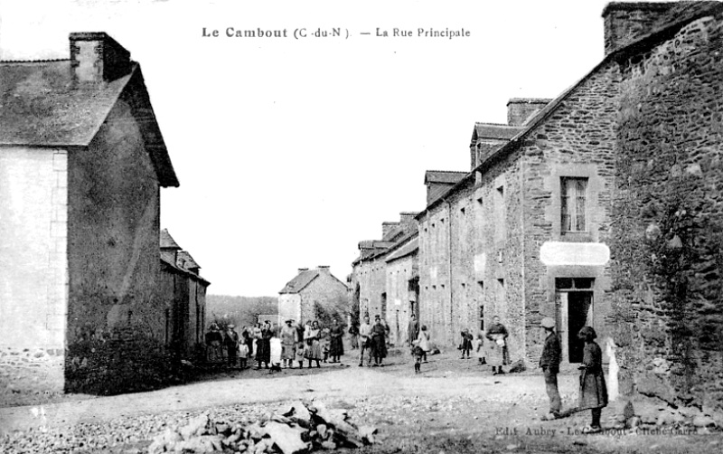 Ville de Cambout (Bretagne).