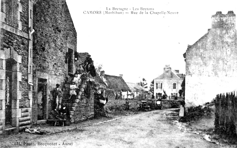 Ville de Camors (Bretagne).
