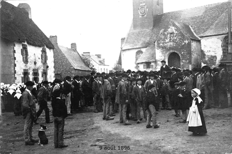 La paroisse de Camors le 9 août 1896 (Bretagne).
