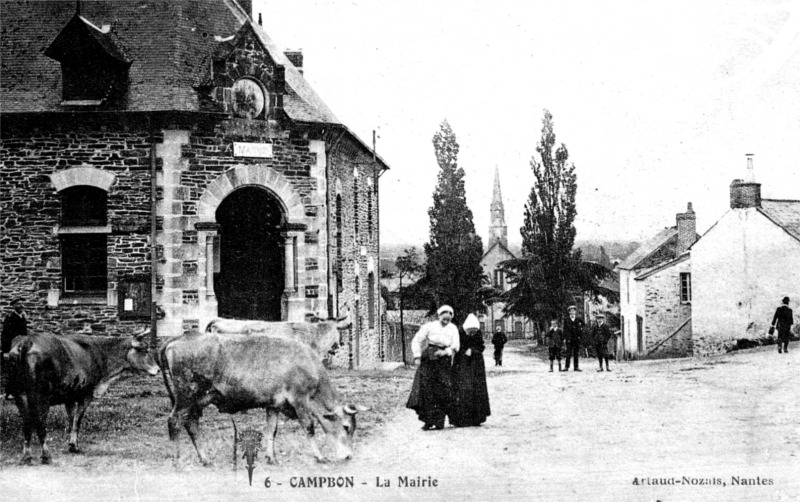 Ville de Campbon (anciennement en Bretagne).