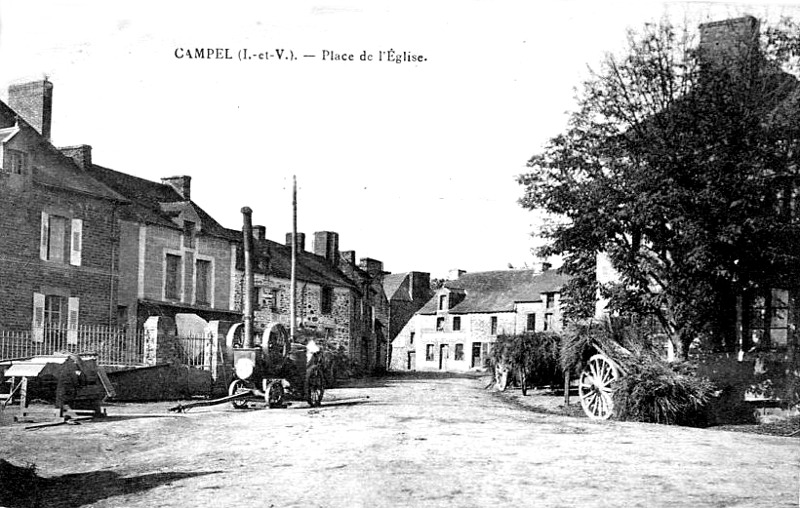 Ville de Campel (Bretagne).