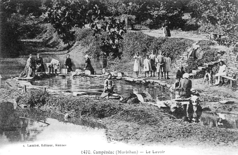 Lavoir  Campnac (Bretagne).