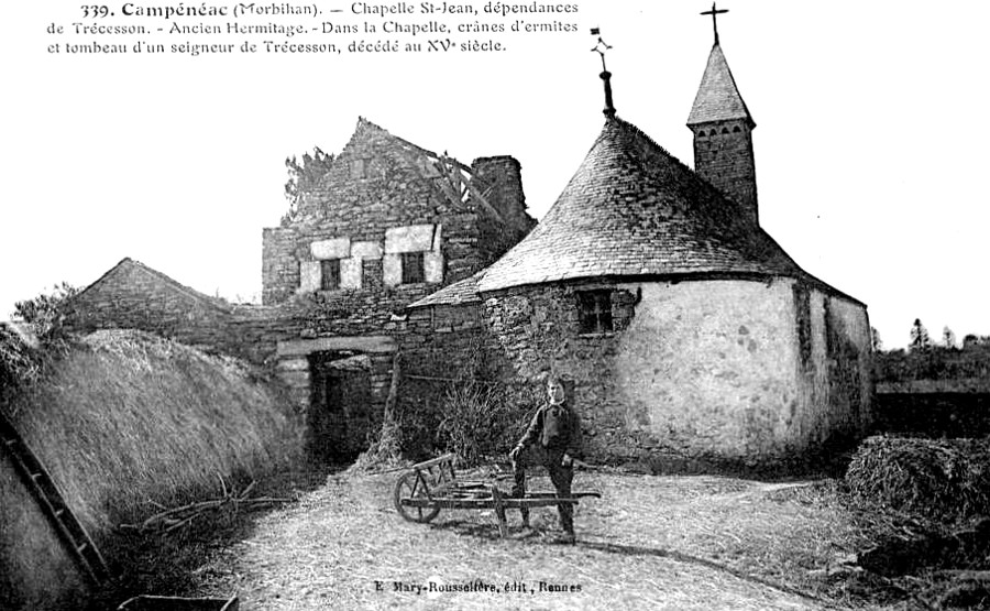 Chapelle Saint-Jean  Campnac (Bretagne).