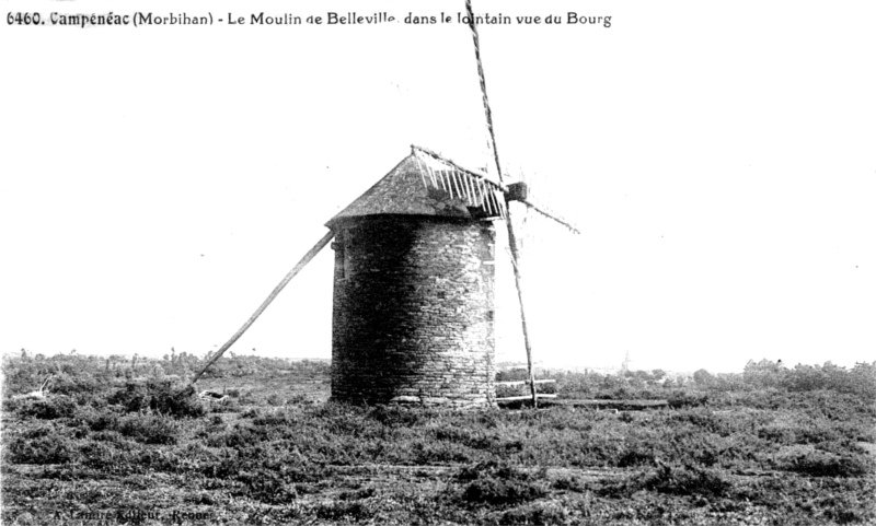 Moulin prs de Campnac (Bretagne).