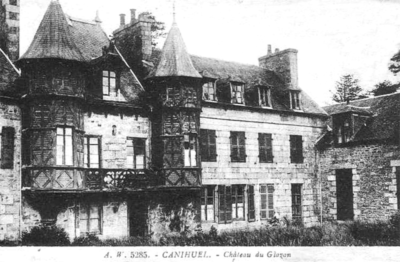 Canihuel (Bretagne) : château du Glazan..