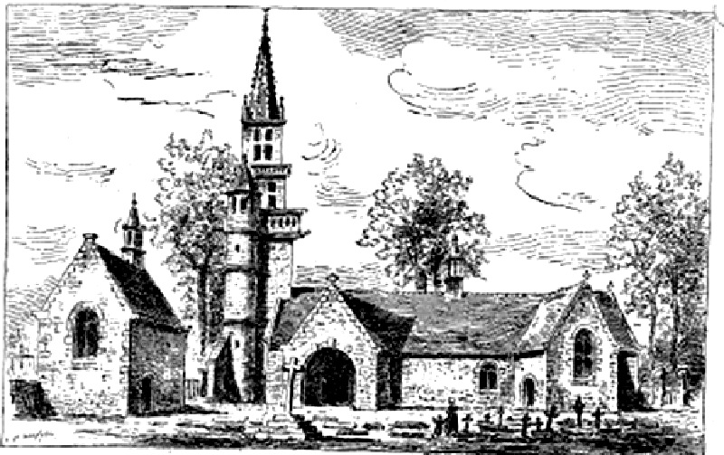 Ancienne église de Carantec (Bretagne).
