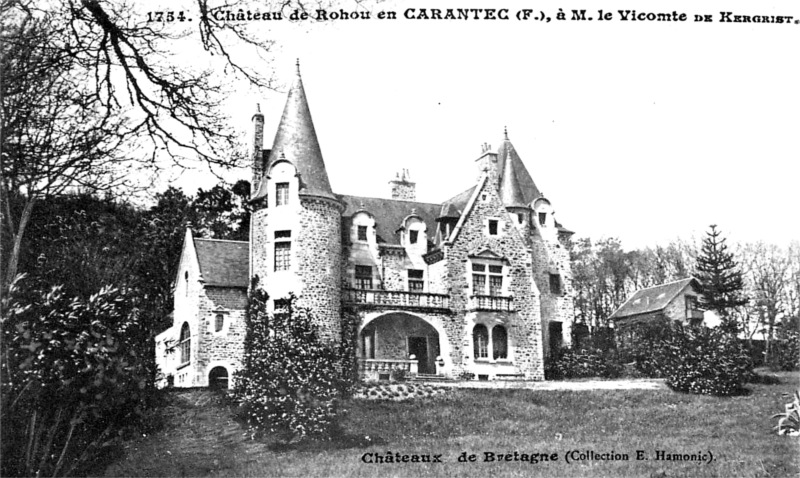 Château de Rohou à Carantec (Bretagne).