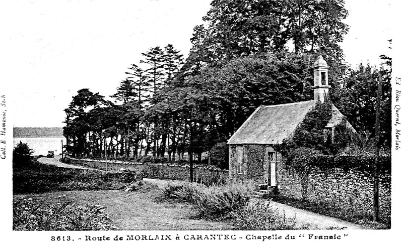 Chapelle de Fransic  Carantec (Bretagne).