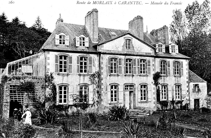 Château de Fransic à Carantec (Bretagne).