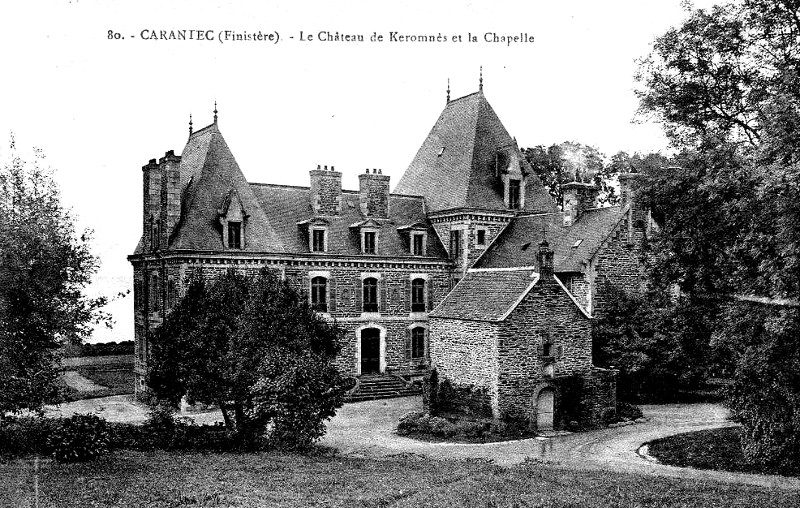 Château de Keromnès à Carantec (Bretagne).