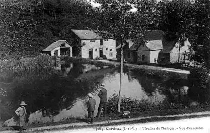 Moulins de Cardroc (Bretagne).