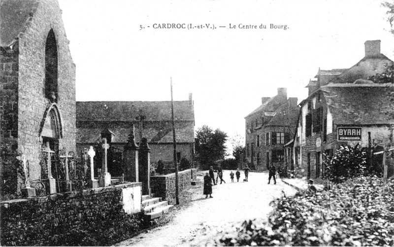 Ville de Cardroc (Bretagne).