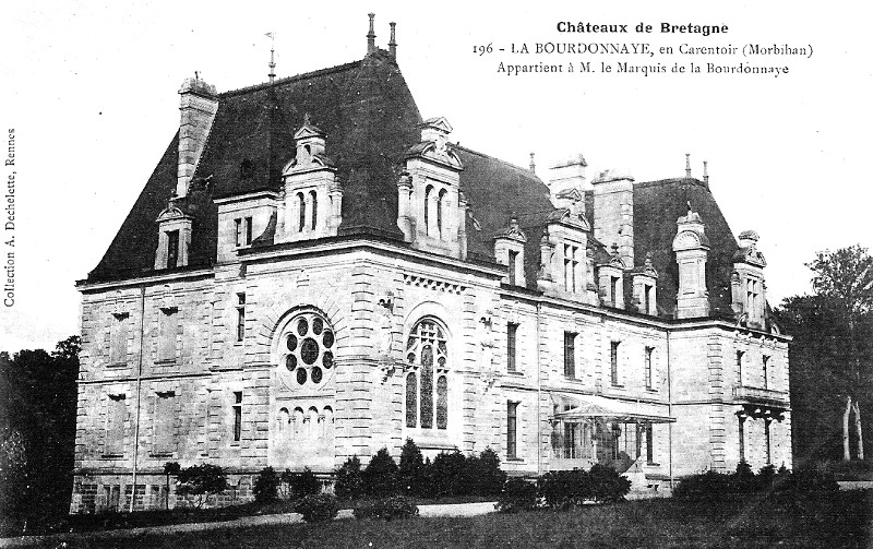 Chteau de Carentoir (Bretagne).