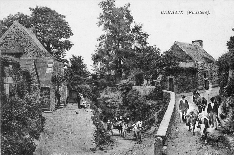 Ville de Carhaix-Plouguer (Bretagne).