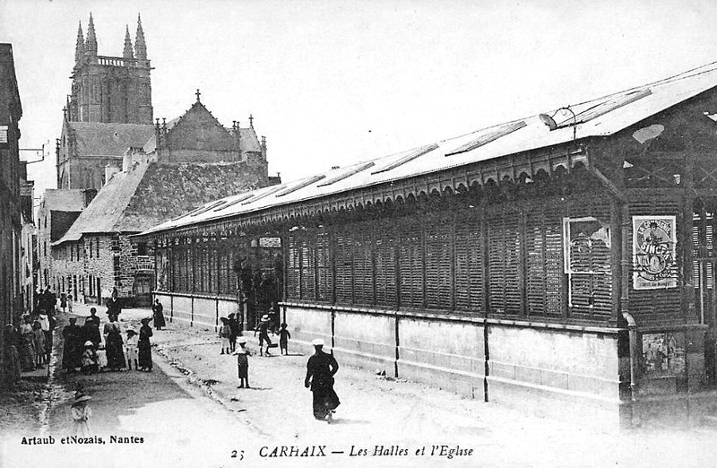 Ville de Carhaix-Plouguer (Bretagne).