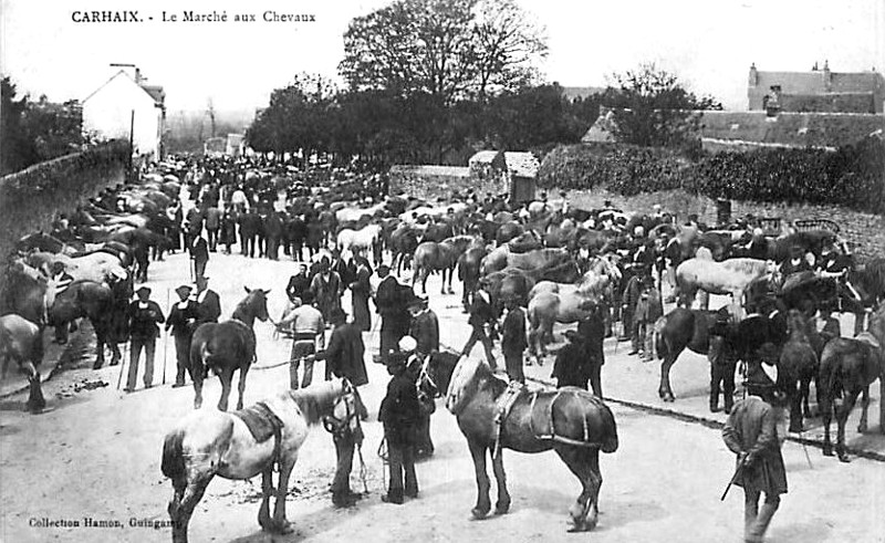 Ville de Carhaix-Plouguer (Bretagne).