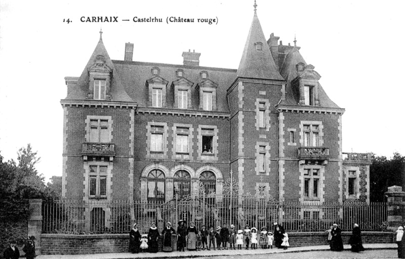 Le Château Rouge à Carhaix-Plouguer (Bretagne).