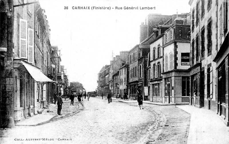 Ville de Carhaix-Plouguer (Bretagne).