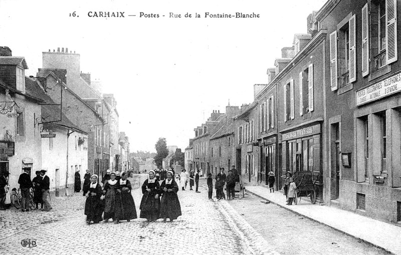 Ville de Carhaix-Plouguer (Bretagne).