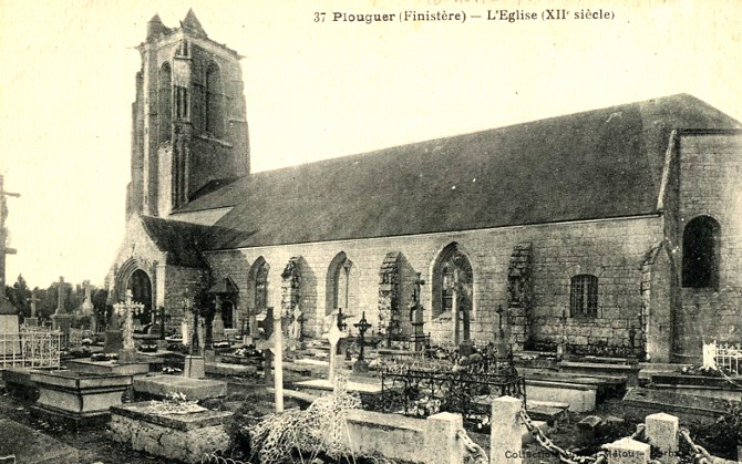 Eglise de Carhaix-Plouguer (Bretagne).