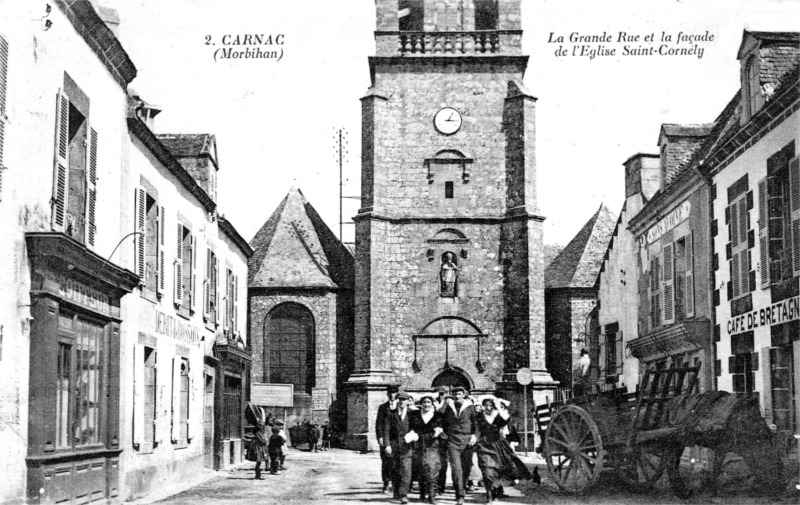Ville de Carnac (Bretagne).