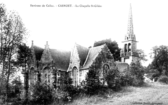 Chapelle Saint-Gildas de Carnoët (Bretagne).