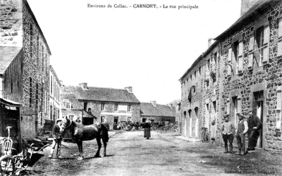 Ville de Carnoët (Bretagne).