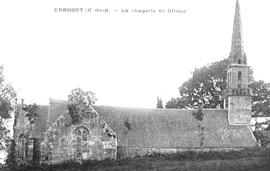 Chapelle Saint-Gildas de Carnoët (Bretagne).