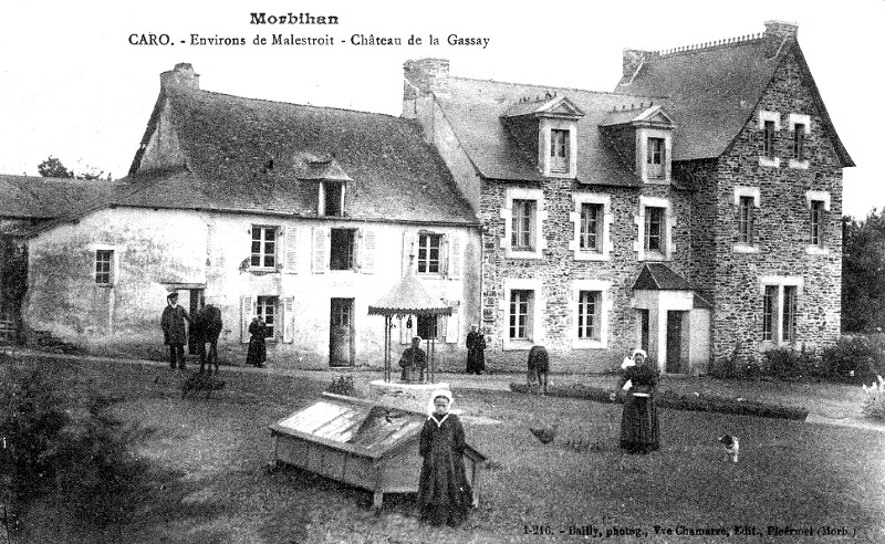 Chteau de la Gassay  Caro (Bretagne).